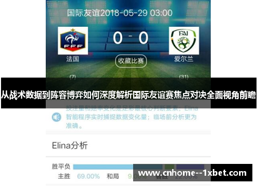 从战术数据到阵容博弈如何深度解析国际友谊赛焦点对决全面视角前瞻